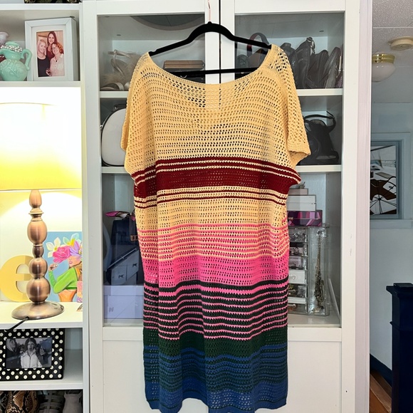 Colourful Crotchet Coverup Size 12 - Picture 4 of 5